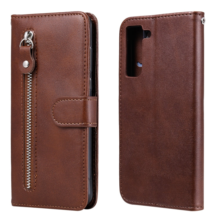 Fashion Calf Texture Zipper Horizontal Flip Leather Case with Holder & Card Slots & Wallet, For Samsung Galaxy A22 4G, For Samsung Galaxy S21 FE, For Samsung Galaxy A22 5G, For Samsung Galaxy A82 5G