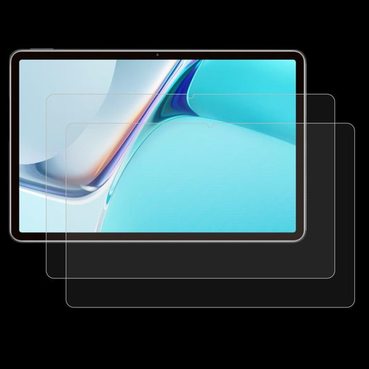 2 PCS 9H 2.5D Explosion-proof Tempered Glass Film, For Huawei MatePad 11 2021 / Honor Tablet V7 Pro / OPPO Pad (2 PCS)