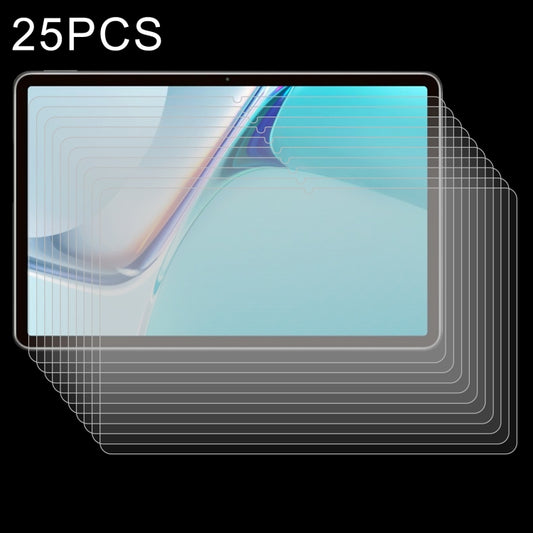 25 PCS 9H 2.5D Explosion-proof Tempered Glass Film, For Huawei MatePad 11 2021 / Honor Tablet V7 Pro / OPPO Pad (25 PCS)