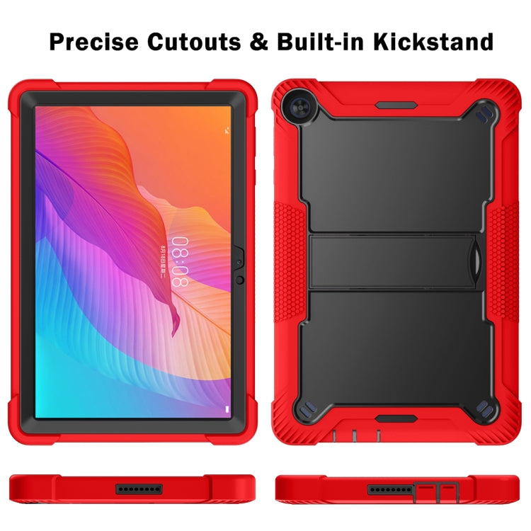Silicone + PC Shockproof Protective Case with Holder, For Huawei MatePad T 10s / 10, For Huawei MatePad T8