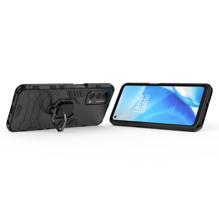 PC + TPU Shockproof Protective Case with Magnetic Ring Holder, For OnePlus Nord N200 5G
