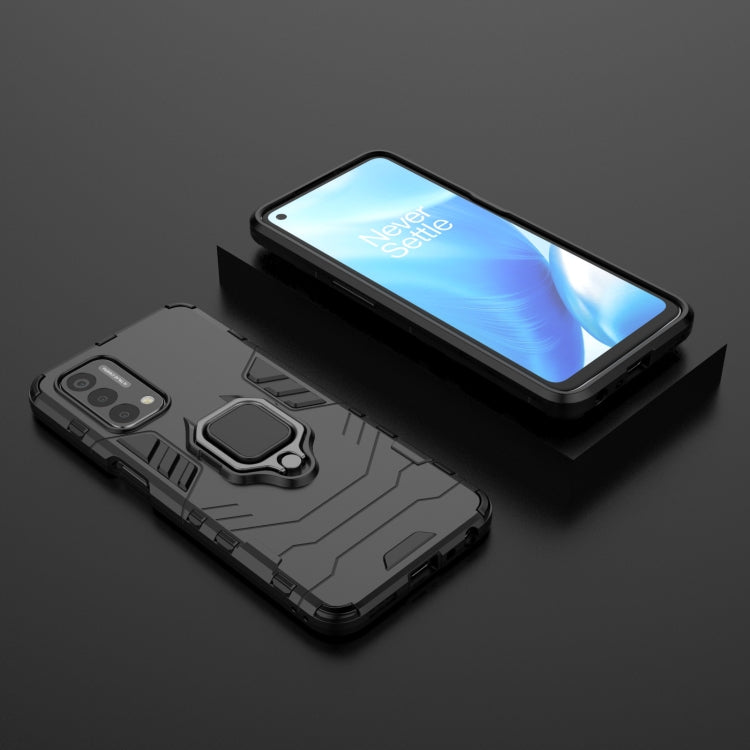 PC + TPU Shockproof Protective Case with Magnetic Ring Holder, For OnePlus Nord N200 5G