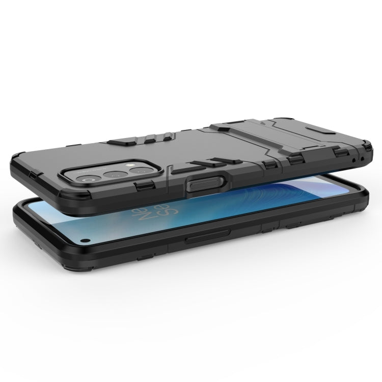 PC + TPU Shockproof Protective Case with Holder, For OnePlus Nord N200 5G
