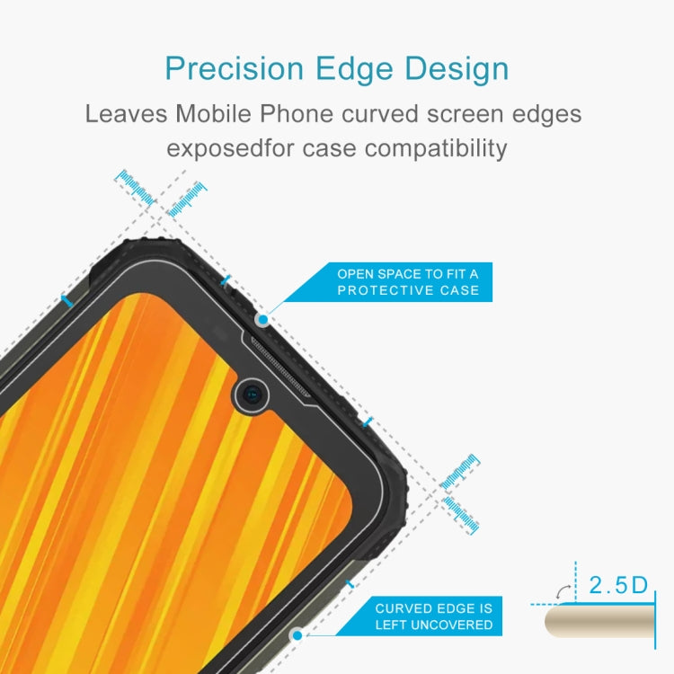 10 PCS 0.26mm 9H 2.5D Tempered Glass Film, For Doogee S59 Pro (10 PCS), For Doogee S59 (10 PCS)