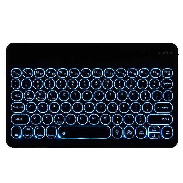 YAM13 Backlight Style Lambskin Texture Detachable Round Keycap Bluetooth Keyboard Leather Case with Holder, For Lenovo Pad Pro 11.5 inch 2021 TB-J716F, For Lenovo Pad Pro 11.5 inch 2021 TB-J716F / Tab P11 Pro 11.5 inch TB-J706F