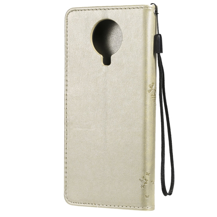 Tree & Cat Pattern Pressed Printing Horizontal Flip PU Leather Case with Holder & Card Slots & Wallet & Lanyard, For Nokia 6.3, For Nokia G20, For Nokia G10, For Nokia X20