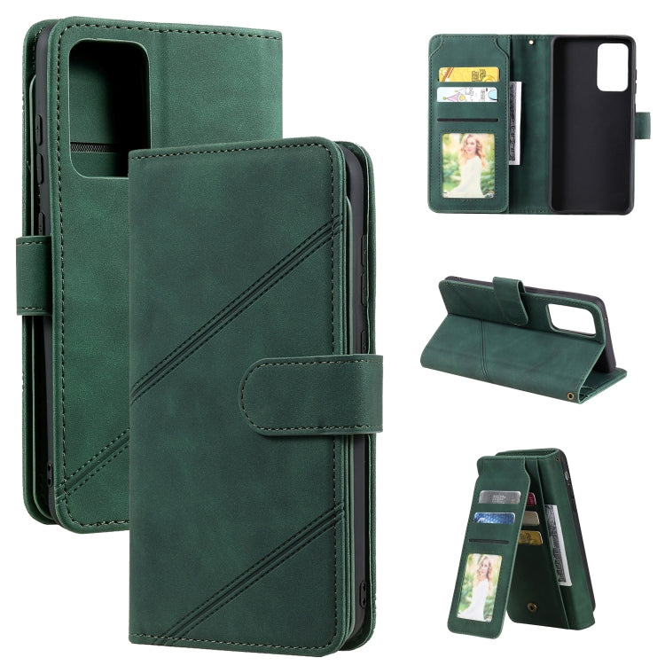 Skin Feel Business Horizontal Flip PU Leather Case with Holder & Multi-Card Slots & Wallet & Lanyard & Photo Frame, For Samsung Galaxy A10 / M10, For Samsung Galaxy A20 / A30, For Samsung Galaxy A32 4G, For Samsung Galaxy A50                           ...