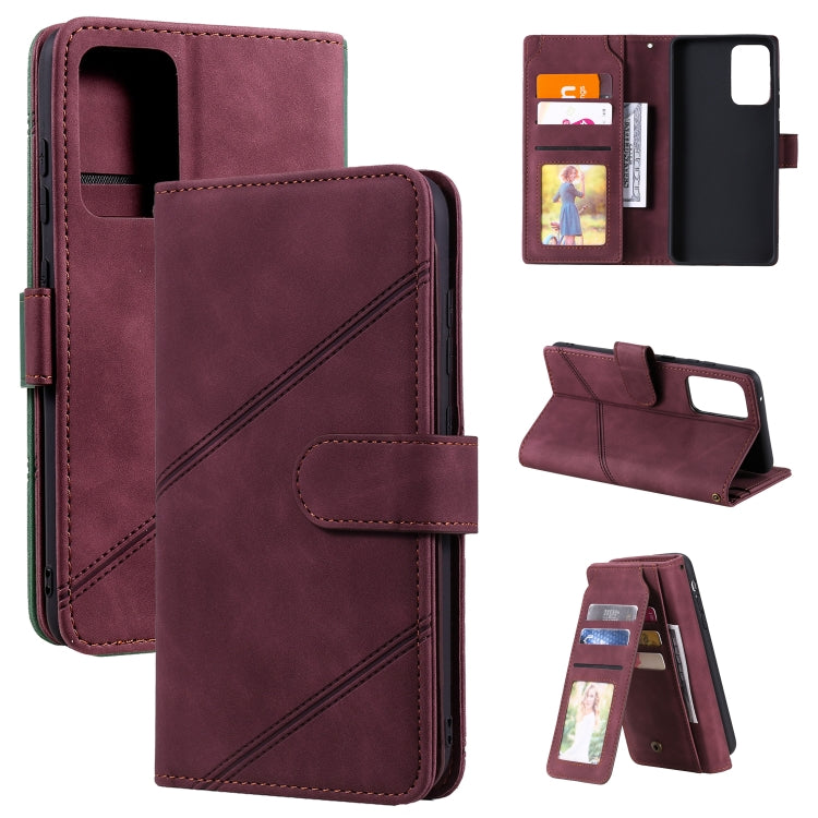 Skin Feel Business Horizontal Flip PU Leather Case with Holder & Multi-Card Slots & Wallet & Lanyard & Photo Frame, For Samsung Galaxy A10 / M10, For Samsung Galaxy A20 / A30, For Samsung Galaxy A32 4G, For Samsung Galaxy A50                           ...