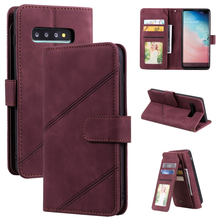 Skin Feel Business Horizontal Flip PU Leather Case with Holder & Multi-Card Slots & Wallet & Lanyard & Photo Frame, For Samsung Galaxy S21 Ultra 5G, For Samsung Galaxy A02s EU Version, For Samsung Galaxy A7 2018, For Samsung Galaxy S10+                ...