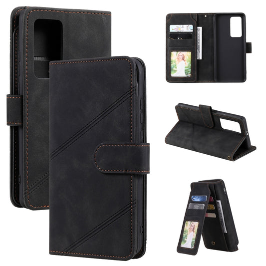 Skin Feel Business Horizontal Flip PU Leather Case with Holder & Multi-Card Slots & Wallet & Lanyard & Photo Frame, For Huawei P40 Pro, For Huawei P40 Lite, For Huawei P30 Pro