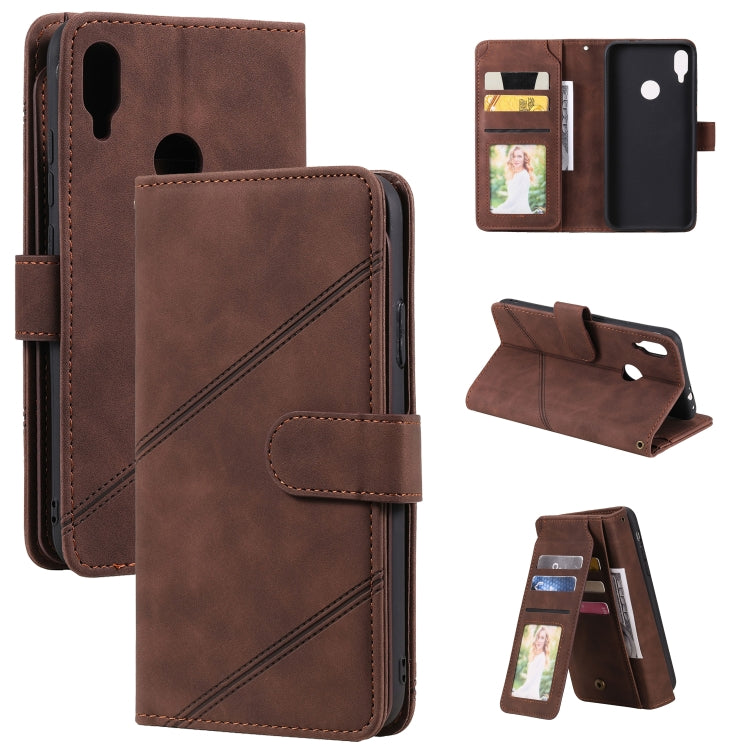 Skin Feel Business Horizontal Flip PU Leather Case with Holder & Multi-Card Slots & Wallet & Lanyard & Photo Frame, For Xiaomi Redmi Note 7, For Xiaomi Redmi Note 8, For Xiaomi Redmi 9A, For Xiaomi Redmi Note 8T, For Xiaomi Redmi 9C                    ...
