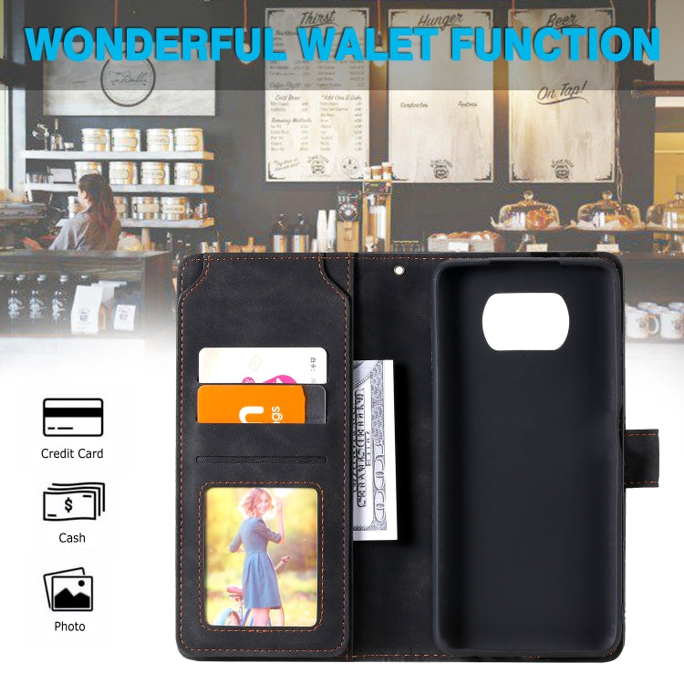 Skin Feel Business Horizontal Flip PU Leather Case with Holder & Multi-Card Slots & Wallet & Lanyard & Photo Frame, For Xiaomi Poco X3 NFC, For Xiaomi Redmi 8, For Xiaomi Redmi 8A, For Xiaomi Mi 10T 5G, For Xiaomi Redmi Note 10                         ...