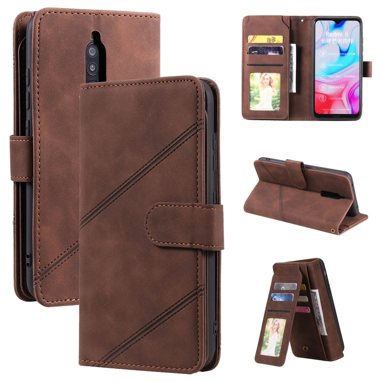 Skin Feel Business Horizontal Flip PU Leather Case with Holder & Multi-Card Slots & Wallet & Lanyard & Photo Frame, For Xiaomi Poco X3 NFC, For Xiaomi Redmi 8, For Xiaomi Redmi 8A, For Xiaomi Mi 10T 5G, For Xiaomi Redmi Note 10                         ...