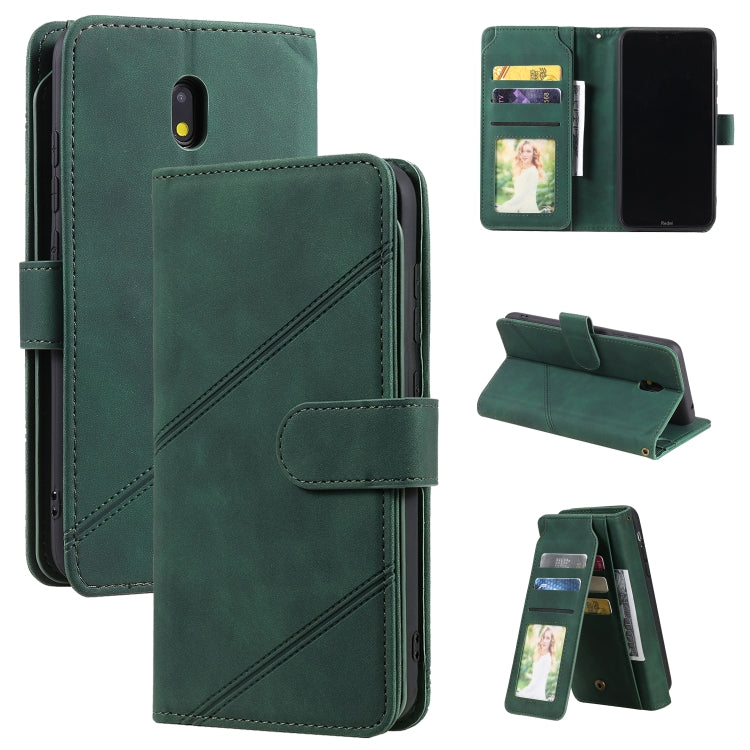 Skin Feel Business Horizontal Flip PU Leather Case with Holder & Multi-Card Slots & Wallet & Lanyard & Photo Frame, For Xiaomi Poco X3 NFC, For Xiaomi Redmi 8, For Xiaomi Redmi 8A, For Xiaomi Mi 10T 5G, For Xiaomi Redmi Note 10                         ...