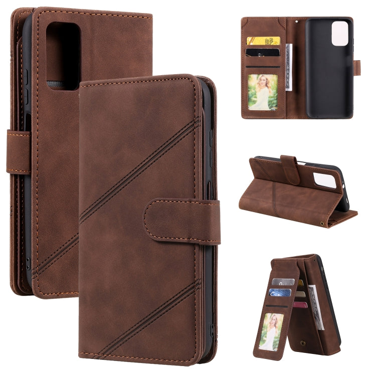 Skin Feel Business Horizontal Flip PU Leather Case with Holder & Multi-Card Slots & Wallet & Lanyard & Photo Frame, For Xiaomi Poco X3 NFC, For Xiaomi Redmi 8, For Xiaomi Redmi 8A, For Xiaomi Mi 10T 5G, For Xiaomi Redmi Note 10                         ...