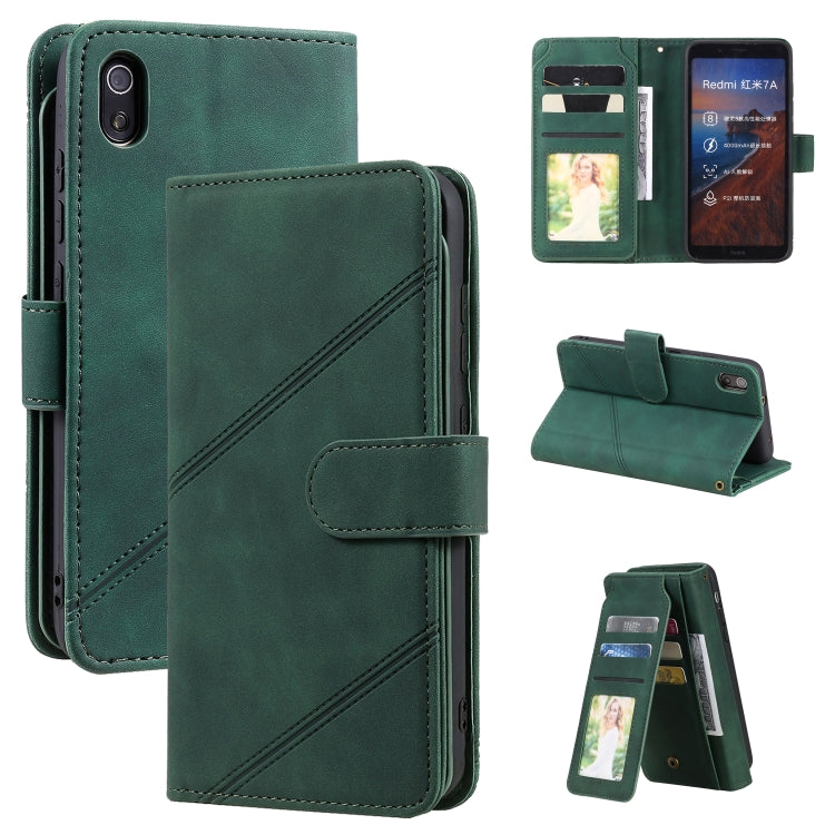 Skin Feel Business Horizontal Flip PU Leather Case with Holder & Multi-Card Slots & Wallet & Lanyard & Photo Frame, For Xiaomi Poco X3 NFC, For Xiaomi Redmi 8, For Xiaomi Redmi 8A, For Xiaomi Mi 10T 5G, For Xiaomi Redmi Note 10                         ...