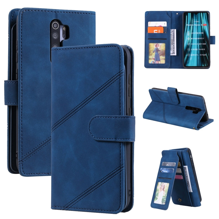 Skin Feel Business Horizontal Flip PU Leather Case with Holder & Multi-Card Slots & Wallet & Lanyard & Photo Frame, For Xiaomi Poco X3 NFC, For Xiaomi Redmi 8, For Xiaomi Redmi 8A, For Xiaomi Mi 10T 5G, For Xiaomi Redmi Note 10                         ...