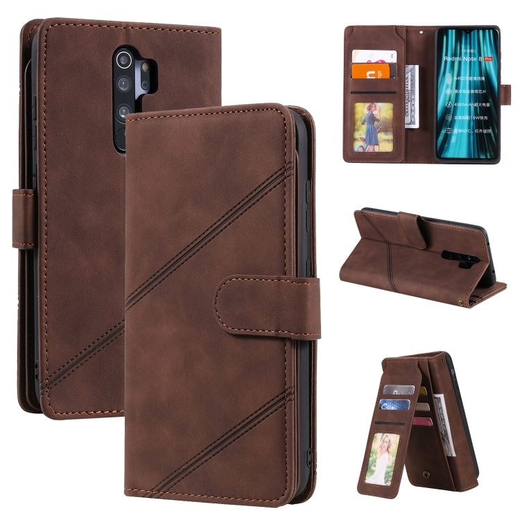 Skin Feel Business Horizontal Flip PU Leather Case with Holder & Multi-Card Slots & Wallet & Lanyard & Photo Frame, For Xiaomi Poco X3 NFC, For Xiaomi Redmi 8, For Xiaomi Redmi 8A, For Xiaomi Mi 10T 5G, For Xiaomi Redmi Note 10                         ...