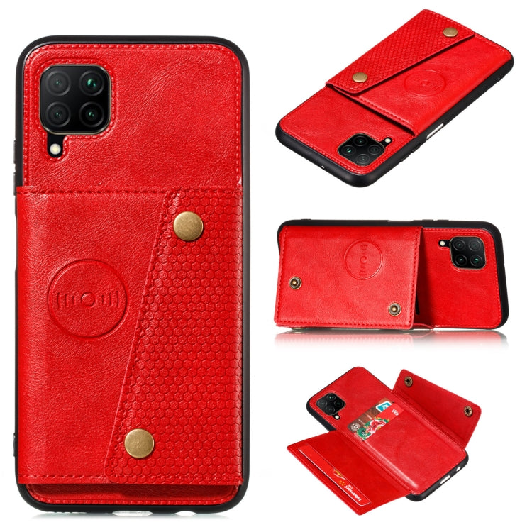 Double Buckle PU + TPU Shockproof Magnetic Protective Case with Card Slot & Holder, For OPPO Reno6 Pro 5G, For OPPO Reno6 Pro+ 5G, For Samsung Galaxy A22 5G, For Samsung Galaxy A22 4G