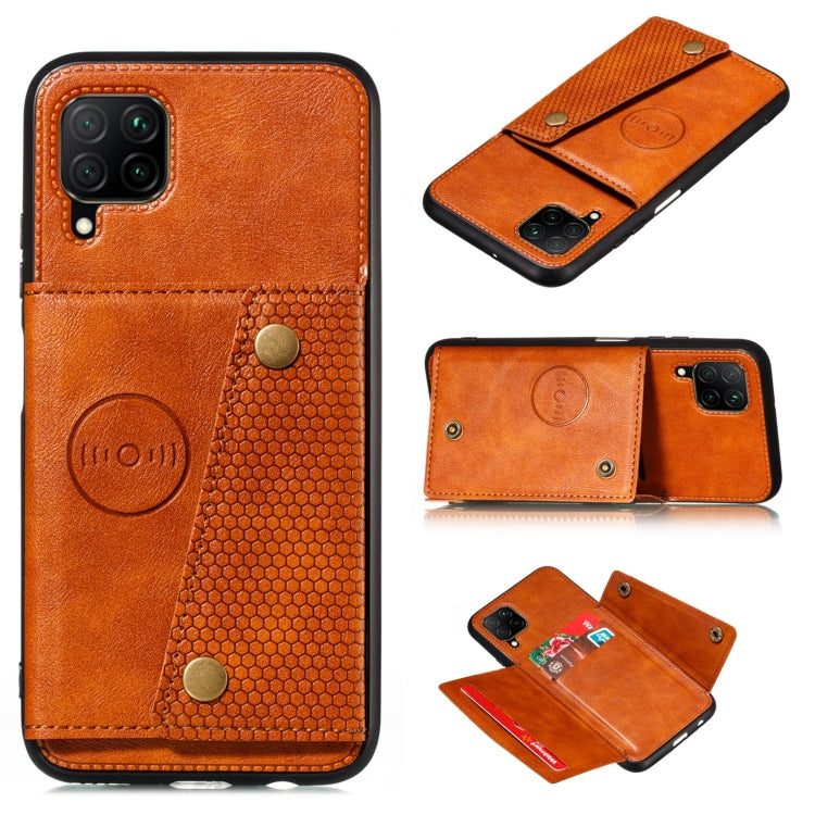 Double Buckle PU + TPU Shockproof Magnetic Protective Case with Card Slot & Holder, For OPPO Reno6 Pro 5G, For OPPO Reno6 Pro+ 5G, For Samsung Galaxy A22 5G, For Samsung Galaxy A22 4G