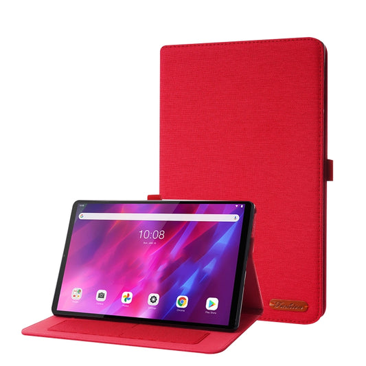 Fabric Texture Horizontal Flip TPU Leather Case with Holder, For Lenovo Tab K10, For Huawei MatePad 11 2021