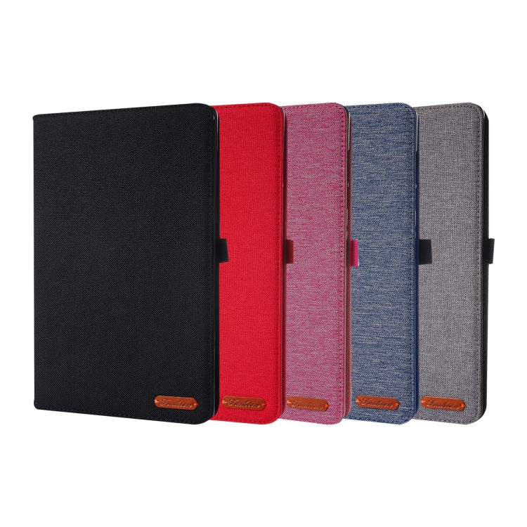 Fabric Texture Horizontal Flip TPU Leather Case with Holder, For Lenovo Tab K10, For Huawei MatePad 11 2021