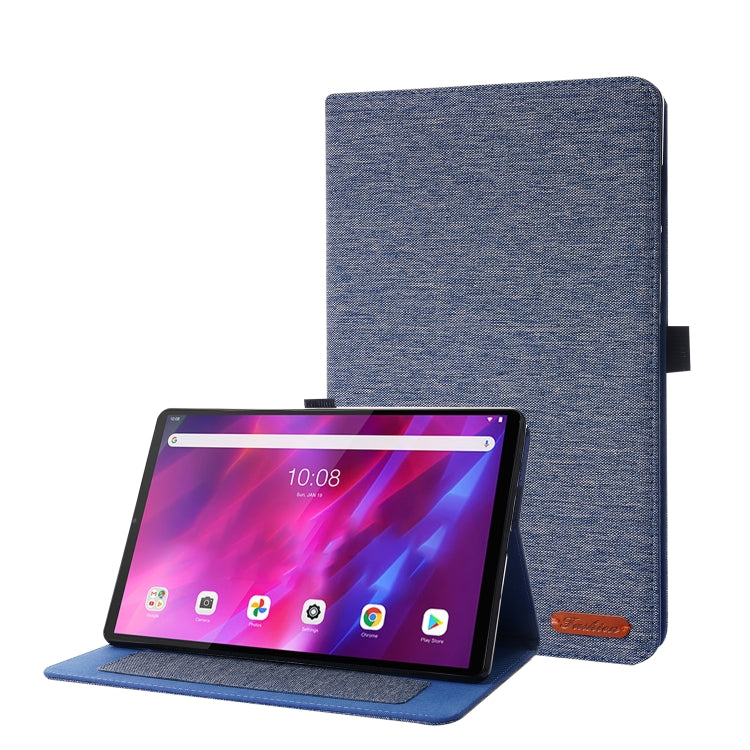 Fabric Texture Horizontal Flip TPU Leather Case with Holder, For Lenovo Tab K10, For Huawei MatePad 11 2021