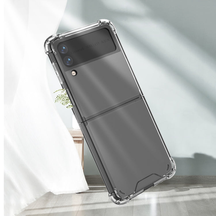 Shock-resistant Transparent Acrylic TPU Protective Case, For Samsung Galaxy Z Flip3 5G