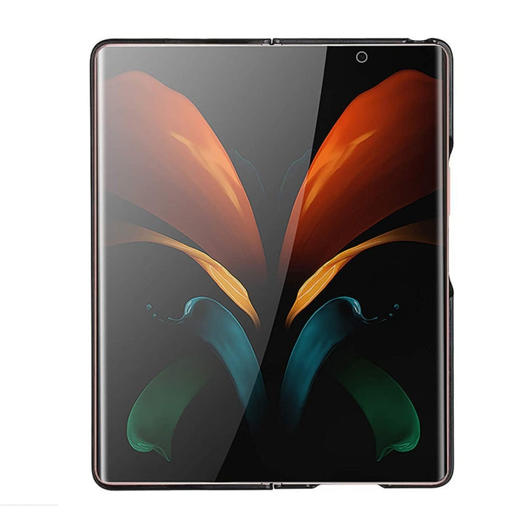 Carbon Fiber Texture Color Matching Protective Case, For Samsung Galaxy Z Fold2 5G