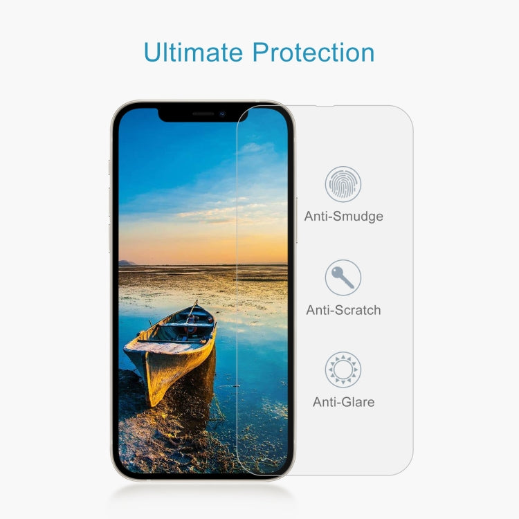 For iPhone 17e / 16e / 13 / 13 Pro 50pcs 0.26mm 9H 2.5D Tempered Glass Film, For iPhone 13 mini (50pcs), For  iPhone 17e / 16e / 13 / 13 Pro (50pcs), For iPhone 13 Pro Max (50pcs)