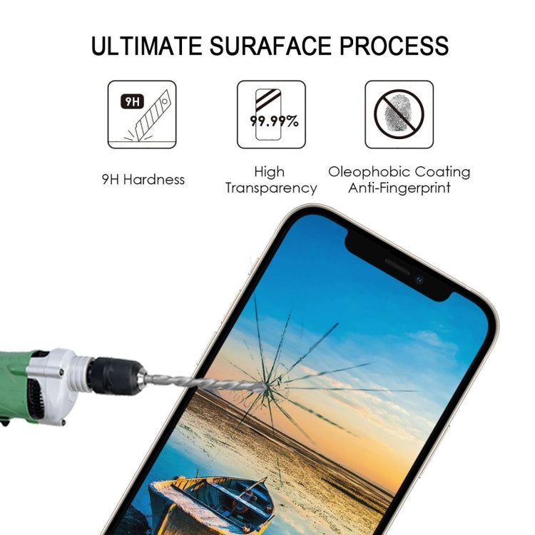 For iPhone 17e / 16e / 13 / 13 Pro 25pcs Full Glue Full Screen Tempered Glass Film, For iPhone 13 mini (25pcs), For iPhone 17e / 16e / 13 / 13 Pro  (25pcs), For iPhone 13 Pro Max (25pcs)