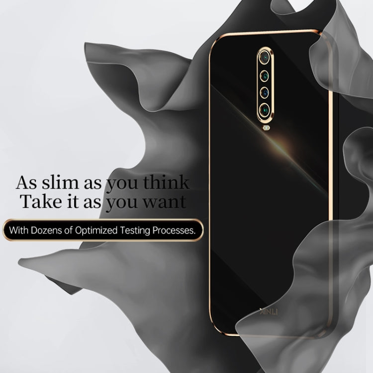 XINLI Straight Edge 6D Electroplate TPU Phone Case, For Xiaomi Redmi K30, For Xiaomi Redmi K30 Pro, For Xiaomi Redmi K40, For Xiaomi Redmi Note 8 Pro, For Xiaomi Redmi Note 9 4G, For Xiaomi Redmi Note 9 5G, For Xiaomi Redmi Note 9S