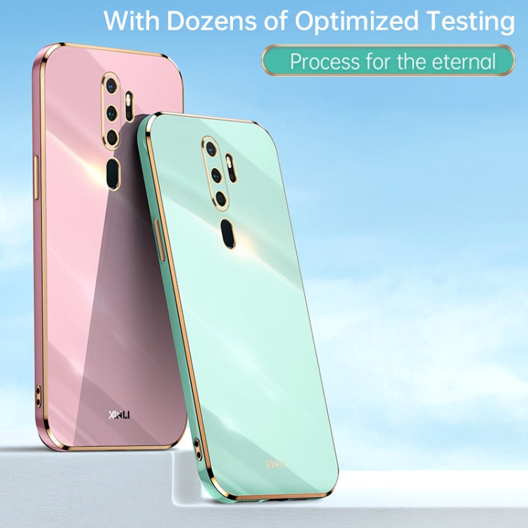 XINLI Straight Edge 6D Electroplate TPU Phone Case, For OPPO A9 2020 / A11x, For OPPO A15, For OPPO A52, For OPPO A55 5G, For OPPO A72, For OPPO A91, For OPPO A92s