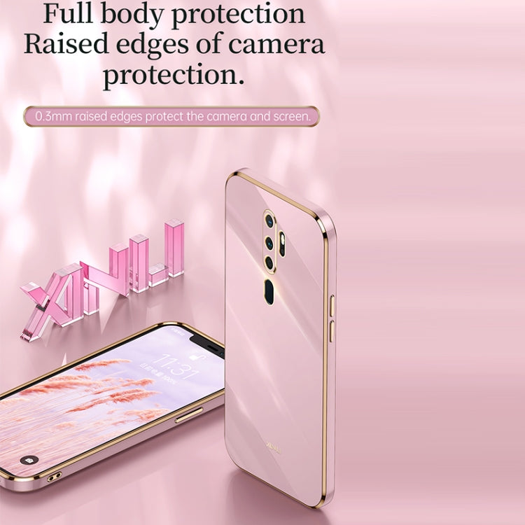 XINLI Straight Edge 6D Electroplate TPU Phone Case, For OPPO A9 2020 / A11x, For OPPO A15, For OPPO A52, For OPPO A55 5G, For OPPO A72, For OPPO A91, For OPPO A92s