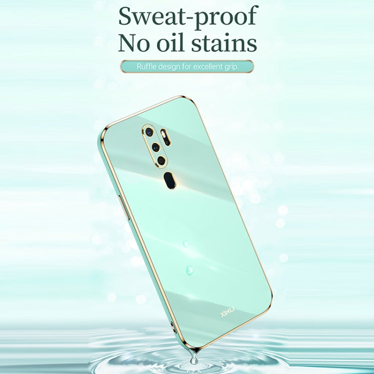 XINLI Straight Edge 6D Electroplate TPU Phone Case, For OPPO A9 2020 / A11x, For OPPO A15, For OPPO A52, For OPPO A55 5G, For OPPO A72, For OPPO A91, For OPPO A92s