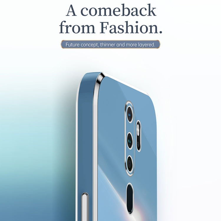 XINLI Straight Edge 6D Electroplate TPU Phone Case, For OPPO A9 2020 / A11x, For OPPO A15, For OPPO A52, For OPPO A55 5G, For OPPO A72, For OPPO A91, For OPPO A92s