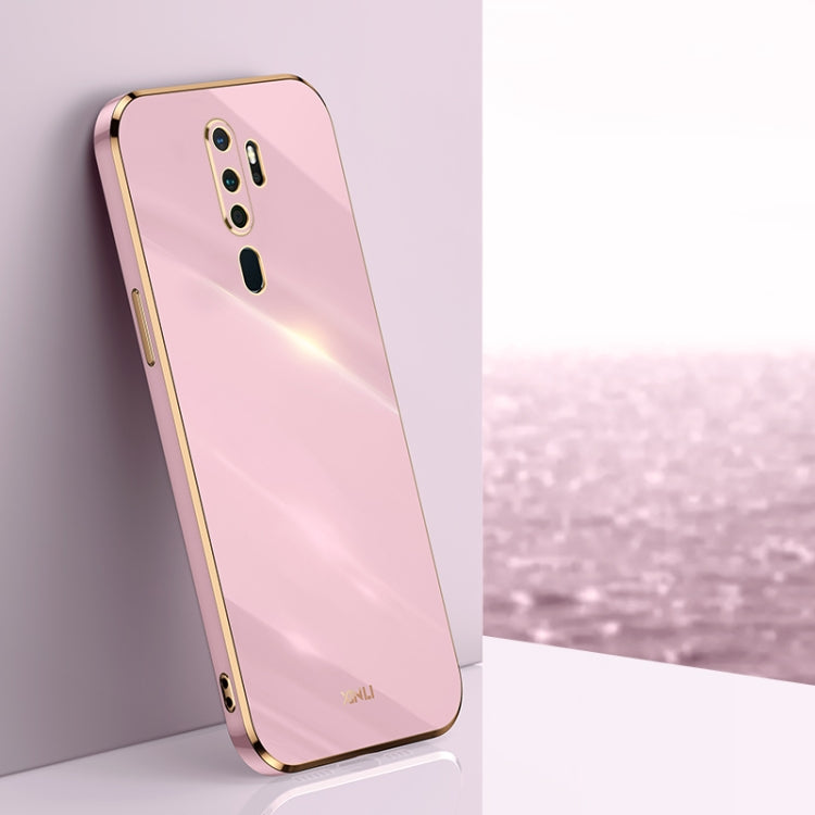 XINLI Straight Edge 6D Electroplate TPU Phone Case, For OPPO A9 2020 / A11x, For OPPO A15, For OPPO A52, For OPPO A55 5G, For OPPO A72, For OPPO A91, For OPPO A92s