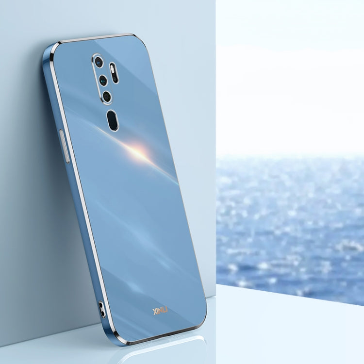 XINLI Straight Edge 6D Electroplate TPU Phone Case, For OPPO A9 2020 / A11x, For OPPO A15, For OPPO A52, For OPPO A55 5G, For OPPO A72, For OPPO A91, For OPPO A92s