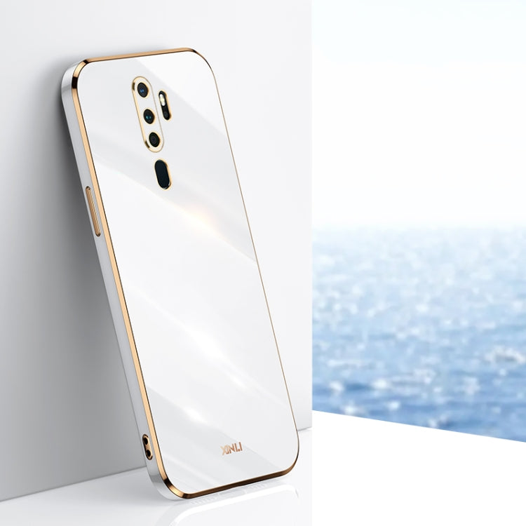 XINLI Straight Edge 6D Electroplate TPU Phone Case, For OPPO A9 2020 / A11x, For OPPO A15, For OPPO A52, For OPPO A55 5G, For OPPO A72, For OPPO A91, For OPPO A92s