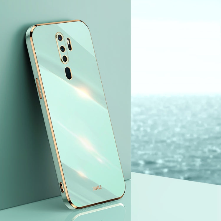 XINLI Straight Edge 6D Electroplate TPU Phone Case, For OPPO A9 2020 / A11x, For OPPO A15, For OPPO A52, For OPPO A55 5G, For OPPO A72, For OPPO A91, For OPPO A92s