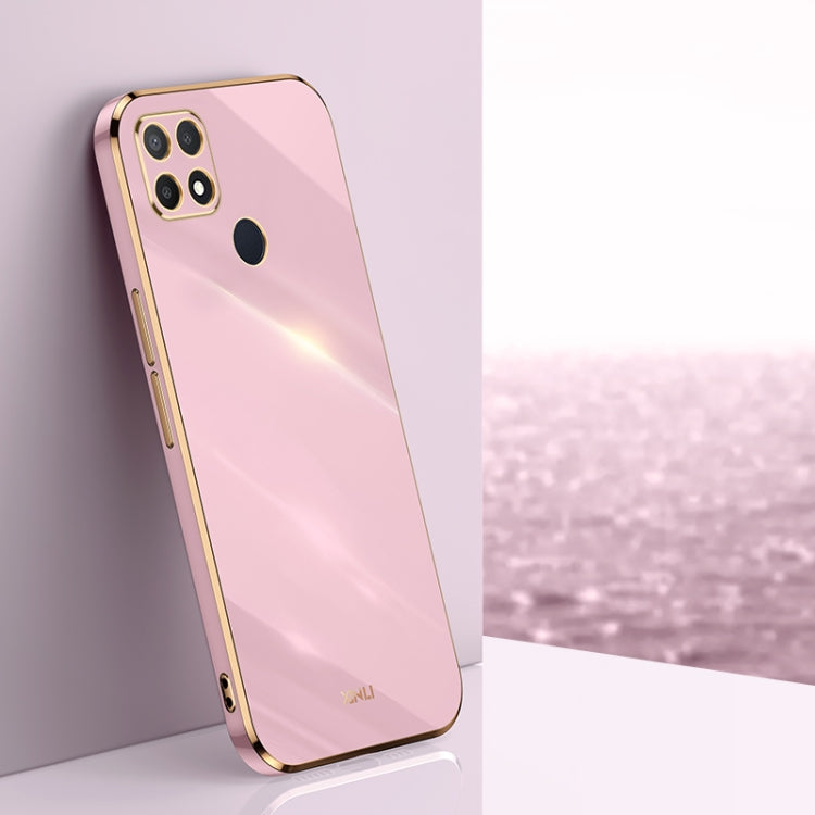XINLI Straight Edge 6D Electroplate TPU Phone Case, For OPPO A9 2020 / A11x, For OPPO A15, For OPPO A52, For OPPO A55 5G, For OPPO A72, For OPPO A91, For OPPO A92s