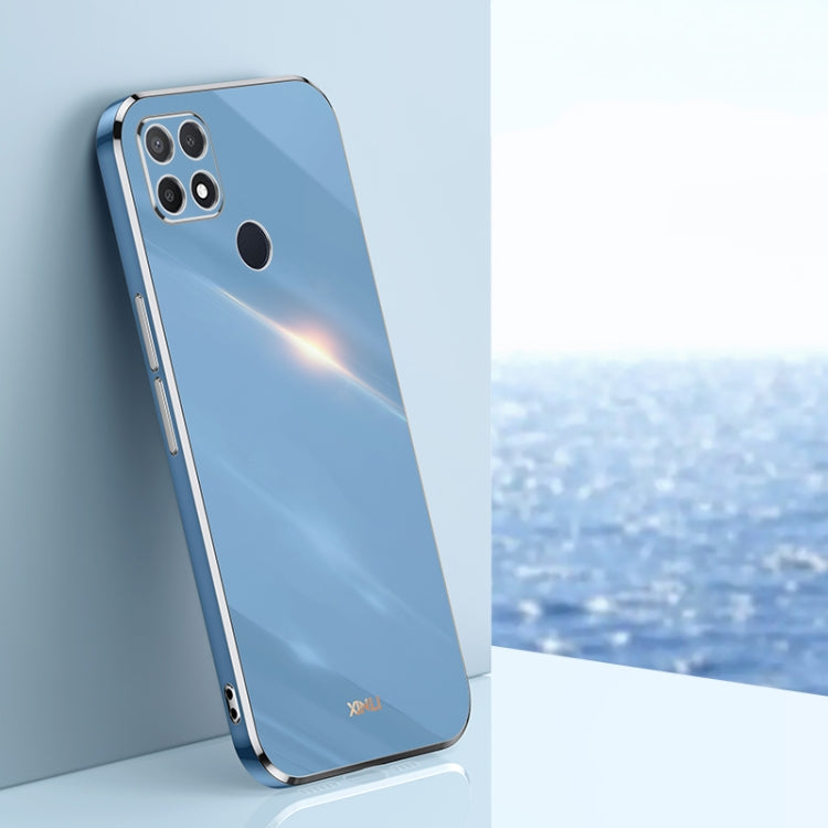 XINLI Straight Edge 6D Electroplate TPU Phone Case, For OPPO A9 2020 / A11x, For OPPO A15, For OPPO A52, For OPPO A55 5G, For OPPO A72, For OPPO A91, For OPPO A92s