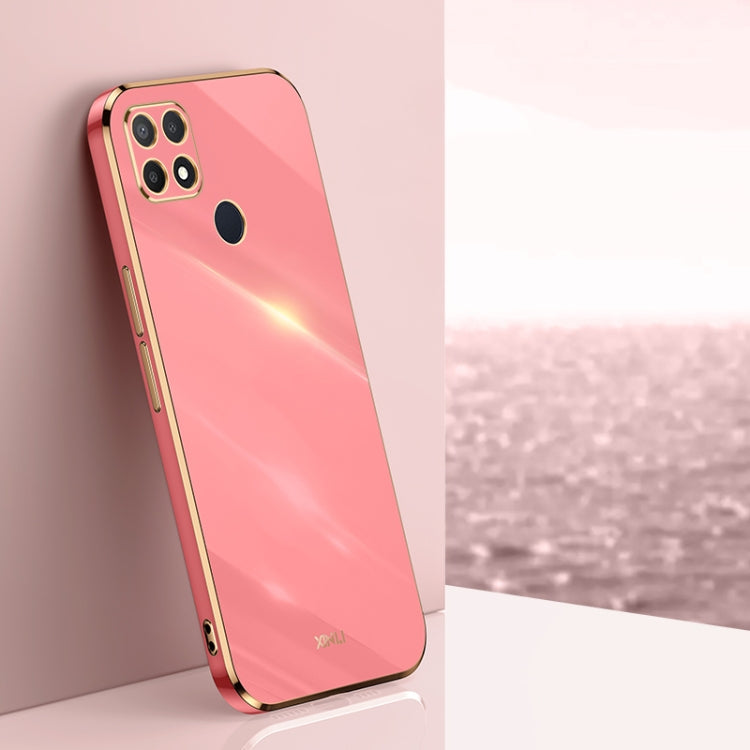 XINLI Straight Edge 6D Electroplate TPU Phone Case, For OPPO A9 2020 / A11x, For OPPO A15, For OPPO A52, For OPPO A55 5G, For OPPO A72, For OPPO A91, For OPPO A92s