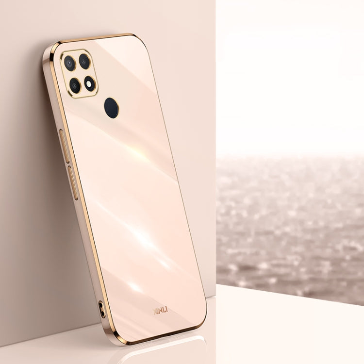 XINLI Straight Edge 6D Electroplate TPU Phone Case, For OPPO A9 2020 / A11x, For OPPO A15, For OPPO A52, For OPPO A55 5G, For OPPO A72, For OPPO A91, For OPPO A92s