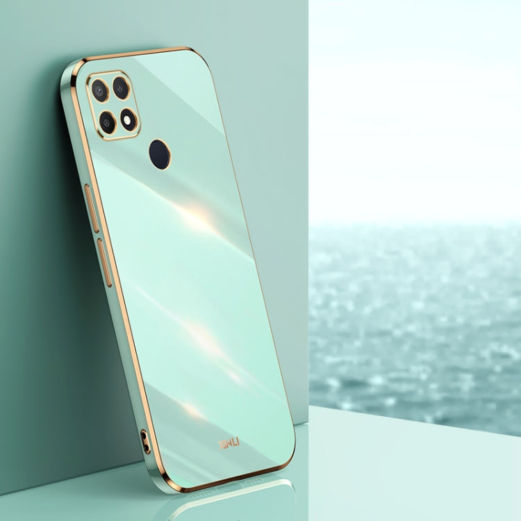 XINLI Straight Edge 6D Electroplate TPU Phone Case, For OPPO A9 2020 / A11x, For OPPO A15, For OPPO A52, For OPPO A55 5G, For OPPO A72, For OPPO A91, For OPPO A92s