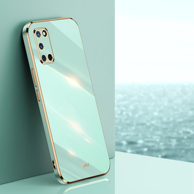 XINLI Straight Edge 6D Electroplate TPU Phone Case, For OPPO A9 2020 / A11x, For OPPO A15, For OPPO A52, For OPPO A55 5G, For OPPO A72, For OPPO A91, For OPPO A92s