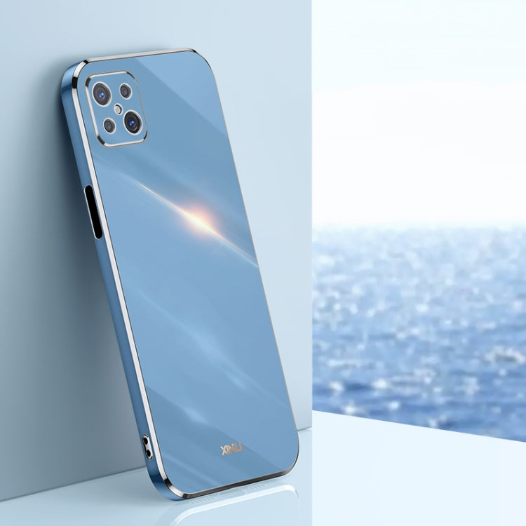 XINLI Straight Edge 6D Electroplate TPU Phone Case, For OPPO A9 2020 / A11x, For OPPO A15, For OPPO A52, For OPPO A55 5G, For OPPO A72, For OPPO A91, For OPPO A92s