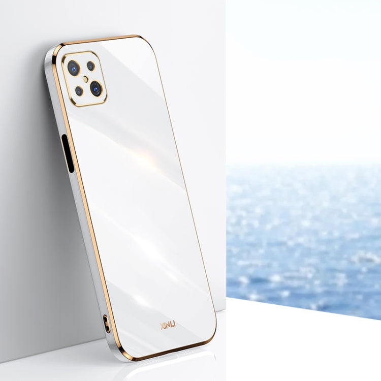 XINLI Straight Edge 6D Electroplate TPU Phone Case, For OPPO A9 2020 / A11x, For OPPO A15, For OPPO A52, For OPPO A55 5G, For OPPO A72, For OPPO A91, For OPPO A92s