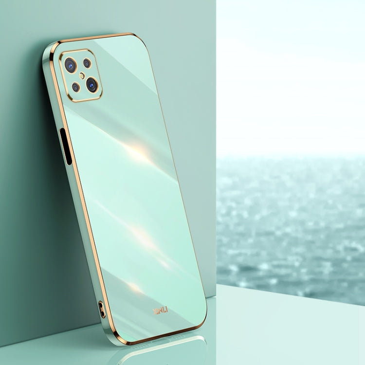 XINLI Straight Edge 6D Electroplate TPU Phone Case, For OPPO A9 2020 / A11x, For OPPO A15, For OPPO A52, For OPPO A55 5G, For OPPO A72, For OPPO A91, For OPPO A92s