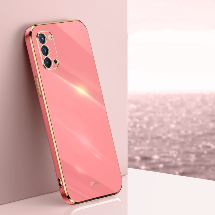 XINLI Straight Edge 6D Electroplate TPU Phone Case, For OPPO A93, For OPPO F11, For OPPO Find X3 Pro, For OPPO K9, For OPPO Reno4, For OPPO Reno4 Pro, For OPPO Reno4 SE